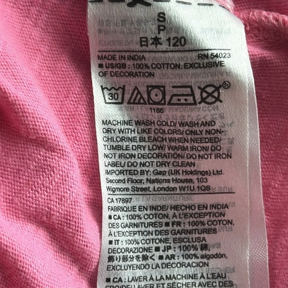 GAP dress kids size 6 pink cotton floral with flowers comfort